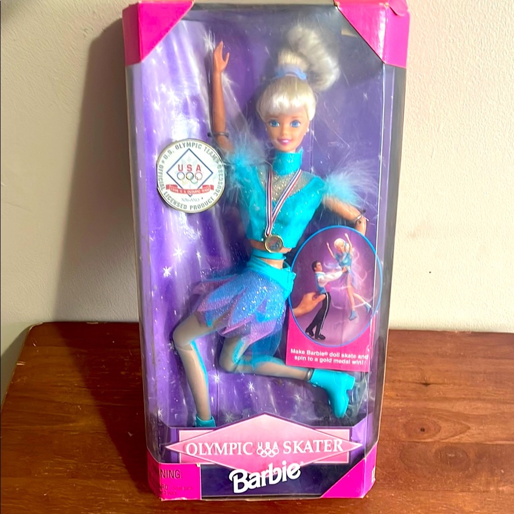 1997 - U.S.A  Olympic Team Skater Barbie Doll NIB